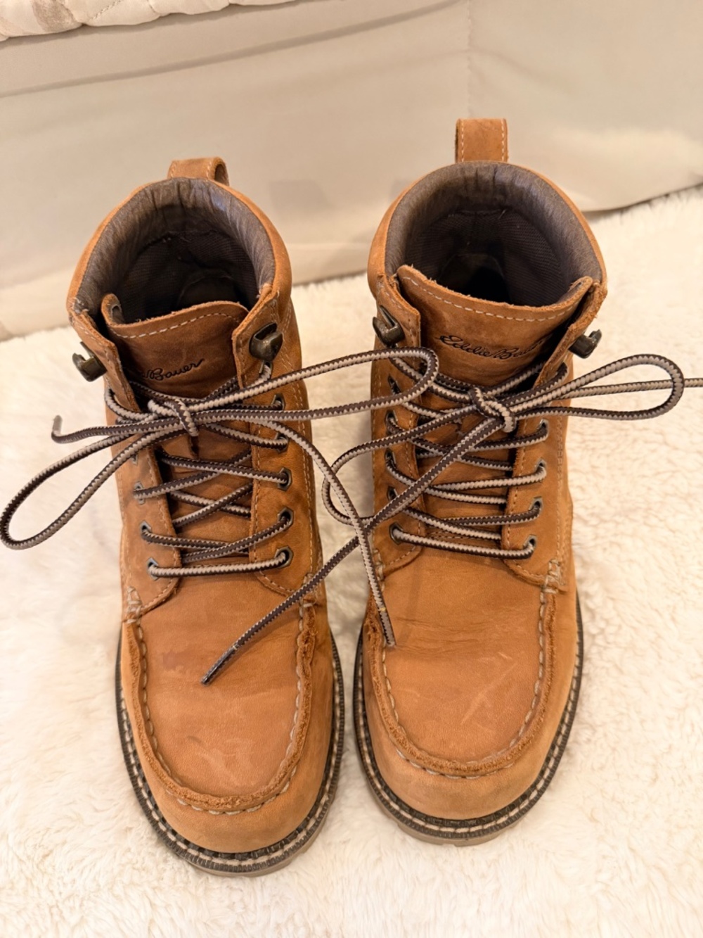 Eddie Bauer Moc-toe utility boots